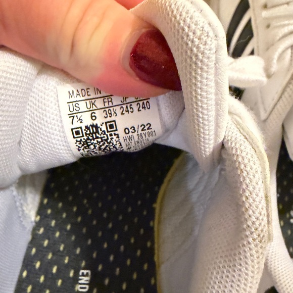 Adidas Women's White Sneakers - Picture 3 of 4